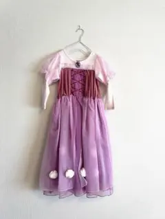 ディズニープリンセス　ラプンツェル風ドレス