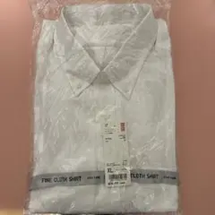 ユニクロ　メンズ　XL オックスフォードシャツ長袖　白　　新品未開封