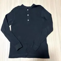 BACK NUMBER ブラック 七分袖カットソー S1012番