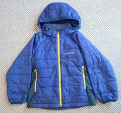 mont-bell キッズ 中綿ジャケット 120 ブルー