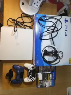 SONY PlayStation 4 500GB箱付きホワイト本体コントローラー