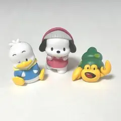 あひるのペックル ポチャッコ たべっ子水族館 ヤドカリ ミニフィギュア セット