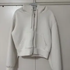 GU パフスウェットフルジップパーカ　L