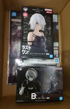 BANDAI 2B アートスケールフィギュア 新品 Amazon.co.jp: 一番くじ NieR;Automata Ver1.1a B賞 2B アート