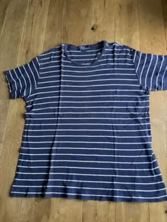 【希少】90s Ralph Lauren ボーダー シングルステッチ ノーポニー