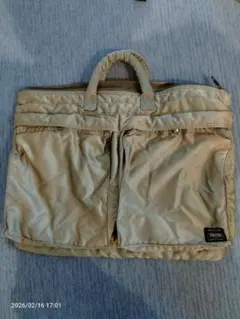 【希少】PORTER 　タンカー　トートバッグ　セージグリーン