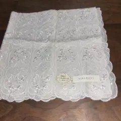 NINA RICCI 刺繍入りハンカチ 総レースのサムネイル
