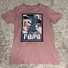 PUMA Tシャツ ピンク 虎 花柄