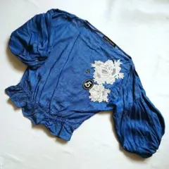 COOLATIQUES クーラティクス パフスリーブ デニム カットソー 38