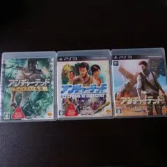 アンチャーテッド PS3 ソフト 3種