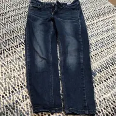 SOMETHING ダークブルー ストレートデニム XS