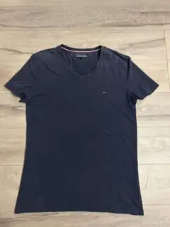 TOMMY HILFIGER トミーヒルフィガー　ネイビー　L Tシャツ 半袖