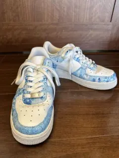 NIKE Air Force 1 ’07 カスタム エアフォース1 ブルー