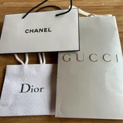 GUCCI CHANEL DIOR ショッパー