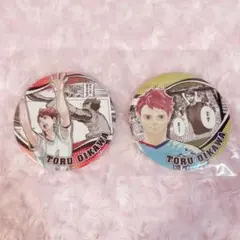 及川徹 缶バッジ 原作 原画展 ハイキュー展 HEROES