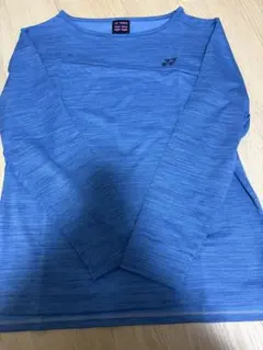 YONEX 青 長袖 ウォームアップウェア JP XO