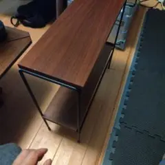 シェルコン(展開用)ブリッジテーブル 2ユニット規格　ウォールナット Brige-table>ブリッジテーブル〜ウォールナット〜 | CAMP GEEKS