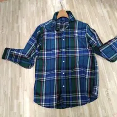 Ralph Lauren チェック柄長袖シャツ　160　キッズ　レディースS〜М