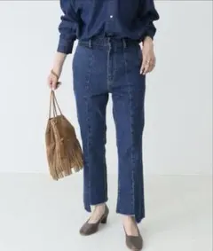 Spick and Span【5 1/2】Boys-Line クロップドデニム