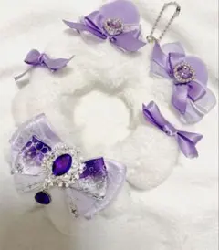 ぬい服　着ぐるみ　白　紫　パープル　ハムスター　10cmちびぐるみ　にじぱぺっと