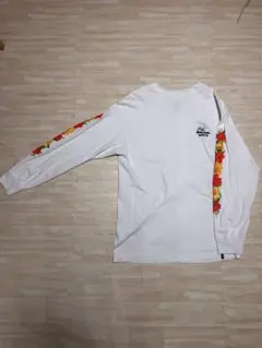 HUF KICKS/HI M フラワープリント長袖Tシャツ