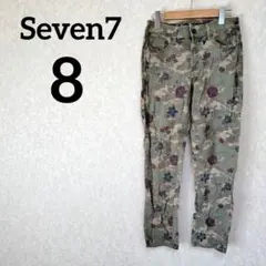 一点物✨Seven7【8】花柄カモフラージュ スキニーデニム