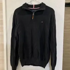 トミーヒルフィガー ブラック ニット