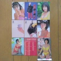 ボムカード01年:小向美奈子1パック当時525円8枚 セットです。