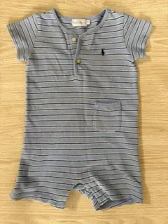 【ラルフローレン】ベビー ロンパース 半袖 70 ボーダー