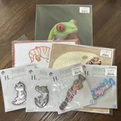 一番くじ爬虫類＆両生類〜Tiny Friends〜vol.2 クリアファイル他