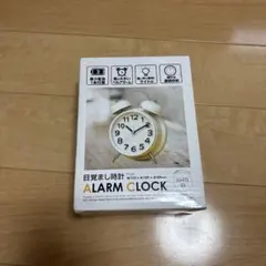 目覚まし時計 ALARM CLOCK ホワイトのサムネイル