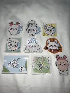 ちいかわ　ダイカットステッカー　モモンガ　古本屋