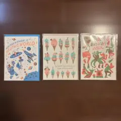 即日発送　誕生日カードセット 3枚