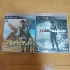 ps3アンチャーテッド3、トゥームレイダーセット