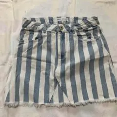 ZARA KIDS ストライプデニムスカート 11-12歳