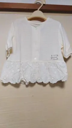 【新品】レース付き半袖カーディガン