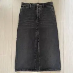 BALENCIAGA ブラックデニムスカート 38のサムネイル
