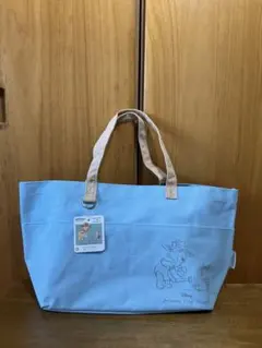 ディズニー★Disney★くまのプーさん★布製トートバッグ★外フロント2ポケットのサムネイル