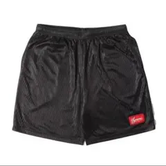 Supreme ブラック ストライプ ショートパンツ