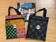 鬼滅の刃　ユニクロポケッタブルバッグ 新品＆中古セットのサムネイル