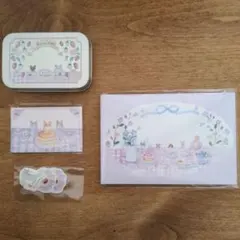 『新品』kin.iro.hitodeミニ缶付きペーパーセット