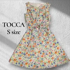 TOCCA 花柄刺繍ワンピース 春服 チュール - メルカリ