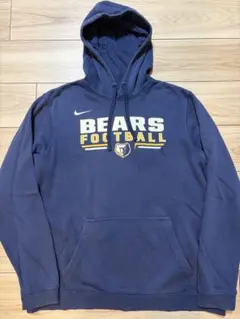 NIKEナイキカリフォルニア大学カレッジロゴスウェットパーカーUCバークレー紺黄