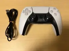 PS5 コントローラー ホワイト/USBケーブル付き