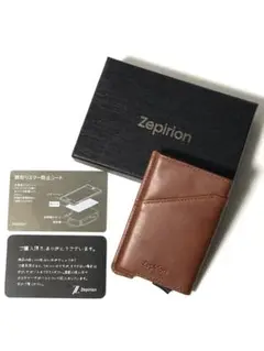 【未使用】ゼピリオン Quick Wallet 2 レザーカードケース