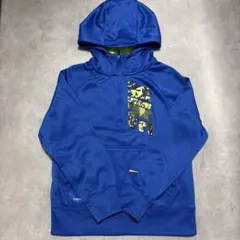 Nike 青いパーカー ジッパー付き　130140