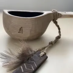 ホワイトバーチククサ（白樺ククサ）コルロージング Amazon.co.jp: 北欧フィンランド木製 本物ククサ Kuksa