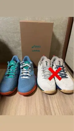 ASICS BALLAHOLIC バスケットシューズ ネイビー/オレンジ ASICS BALLAHOLIC バスケットシューズ ネイビー/オレンジ