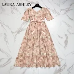 L相当✨LAURA ASHLEY パフスリーブロングワンピース 花柄 - メルカリ