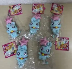 ふたりはプリキュアSplash Starフラッピ　マスコット　ぬいぐるみ　5点
